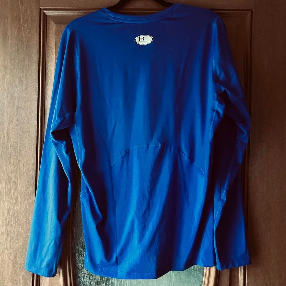 Under armour men's rash guard royal blue 2XL EUC